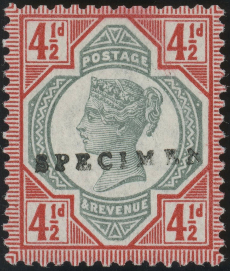 Great Britain 1892 4½d colour trial, SG206var