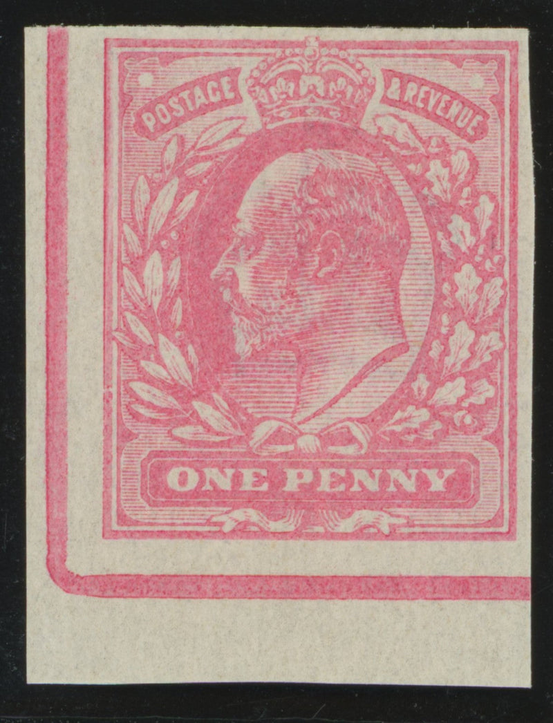 Great Britain 1906 1d Colour trial, SG219var