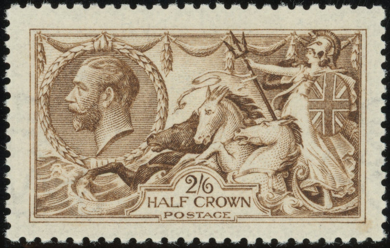 GREAT BRITAIN 1915 2s6d Yellow-Brown (Watermark Reversed), SG406wj