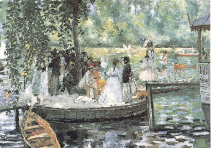 Renoir handwritten and autographed note