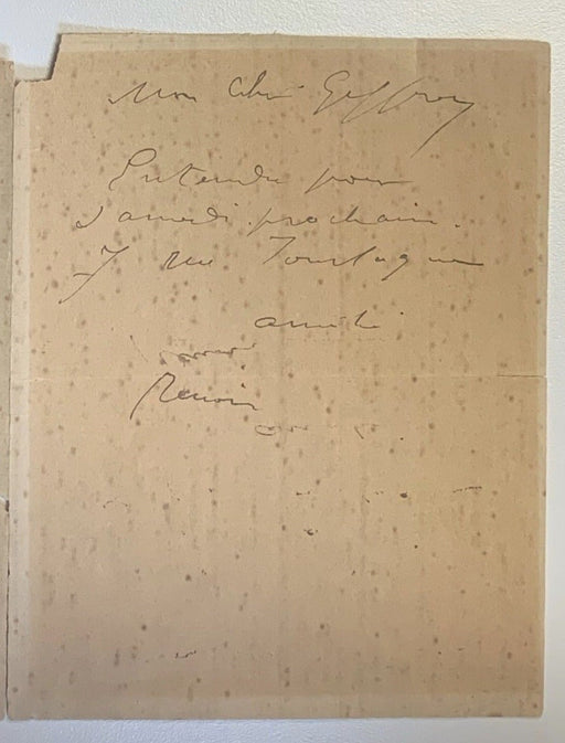 Renoir autograph