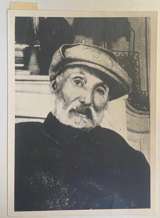 Renoir handwritten and autographed note