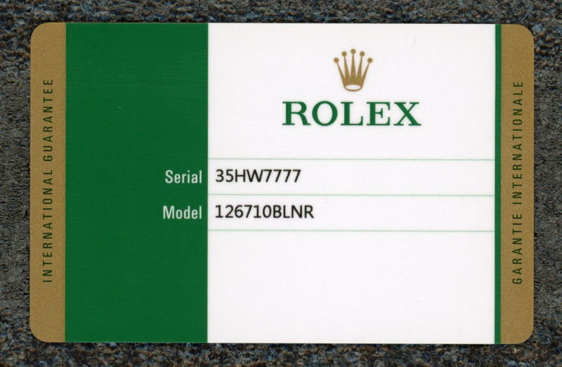 Rolex GMT-Master II “Batgirl” Jubilee wristwatch - 126710BLNR