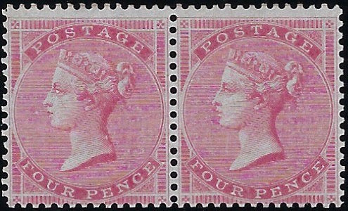 Great Britain 1855 4d Carmine PL1 SG62b