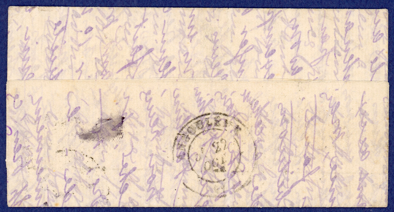 France 1870 Fifteenth Balloon of the Siege entire letter
