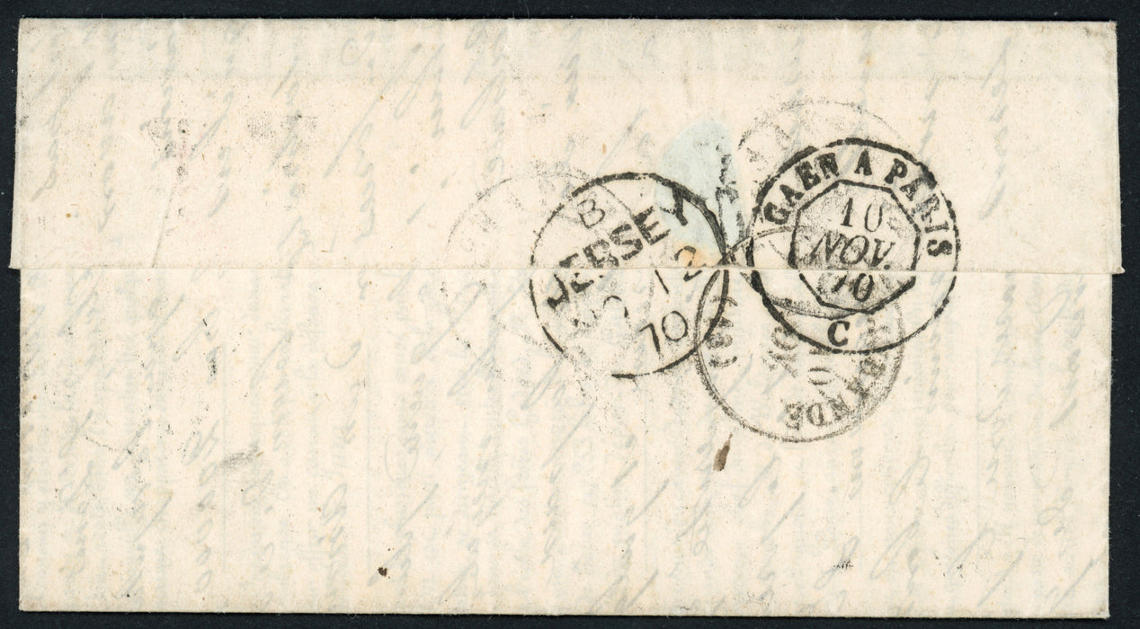 France 1870 Twenty-fifth Balloon of the Siege lettersheet
