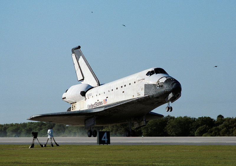 Space Shuttle Columbia mission-flown tyre