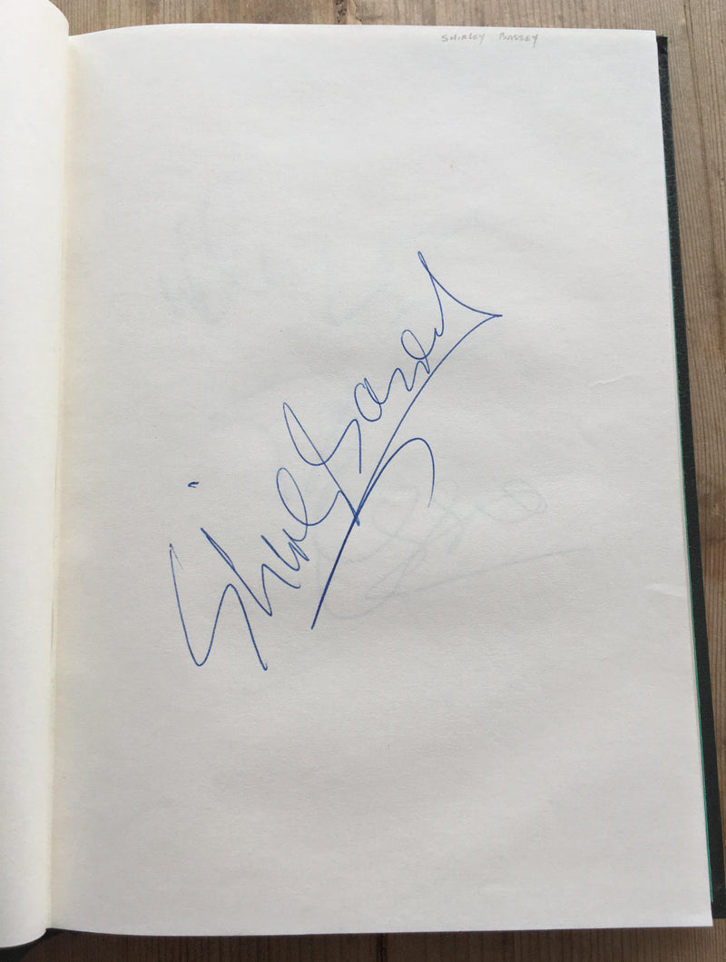 Autograph book featuring more than 170 famous signatures
