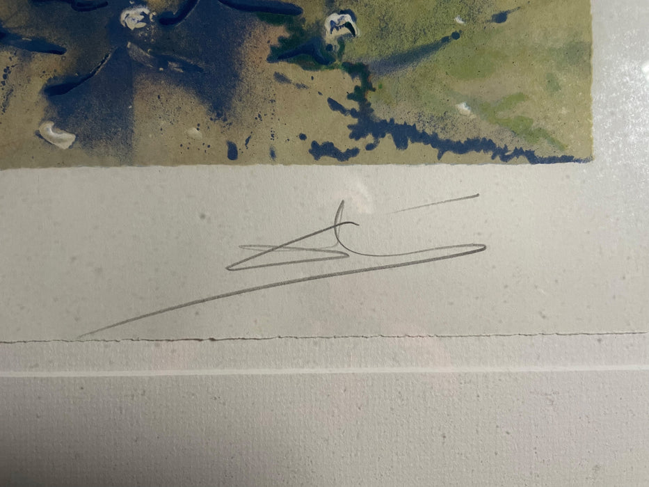 Salvador Dali limited edition 'Horses' print