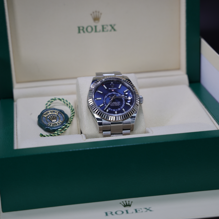Rolex Sky-Dweller Blue Dial wristwatch - ref 326934