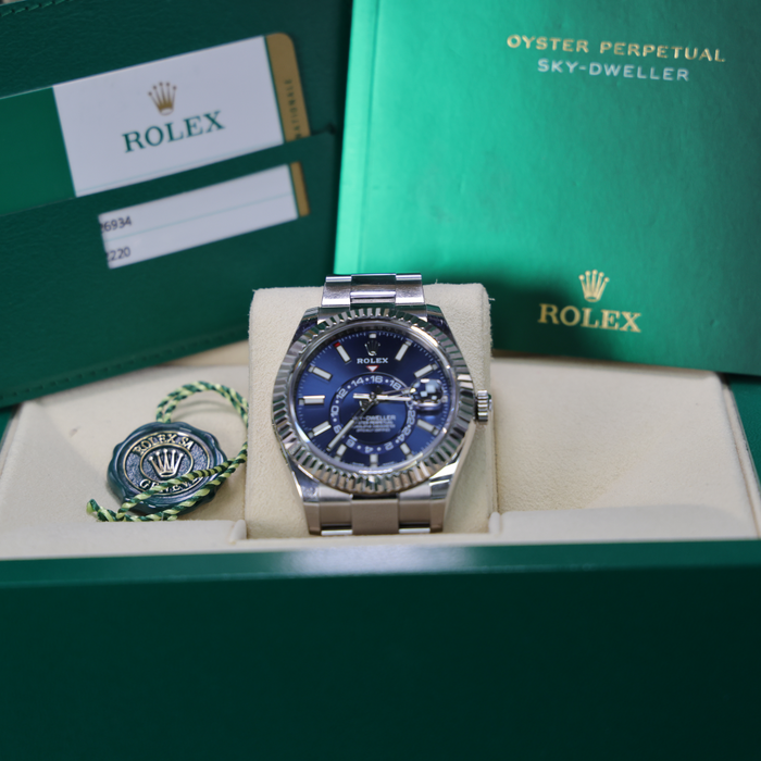 Rolex Sky-Dweller Blue Dial wristwatch - ref 326934