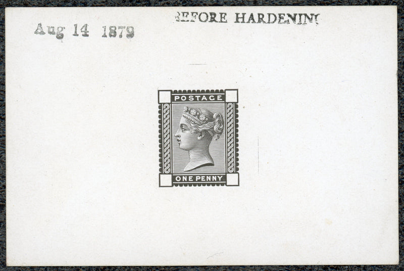 Great Britain 1879 1d Venetian red die proof, SG166var
