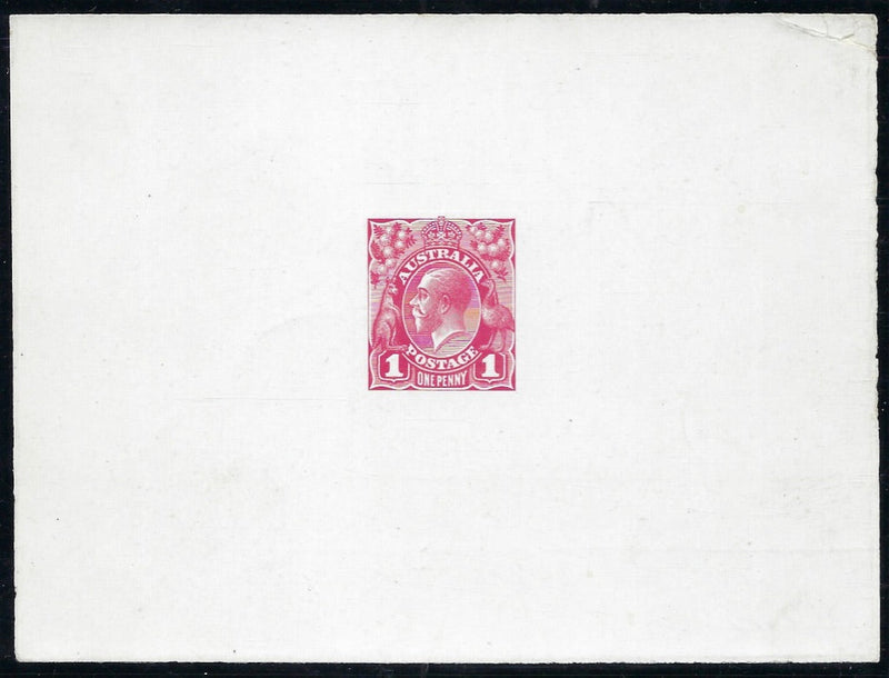 Australia 1914 (March) Perkins Bacon 1d die proof, SG21