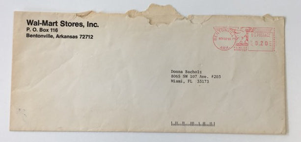 Walmart founder Sam Walton handwritten signed letter
