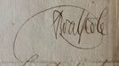 George II Robert Walpole Signed 