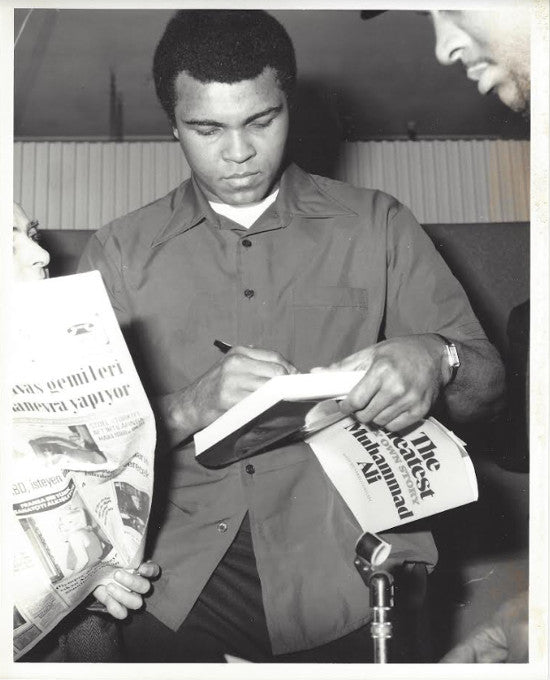 Muhammad Ali signed copy of The Greatest: My Own Story