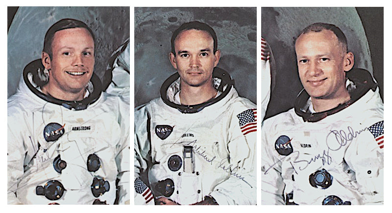 Apollo 11 crew signed photograph