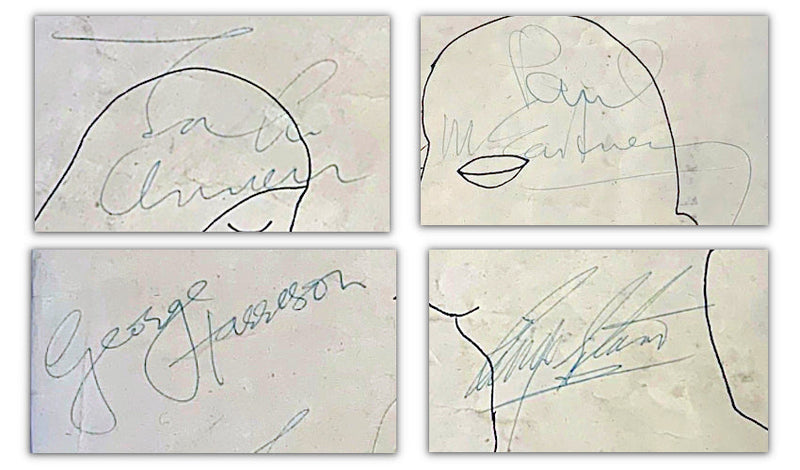 Beatles signed 1964 Christmas concert programme