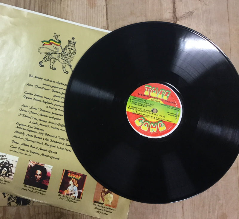 Bob Marley autographed Exodus album