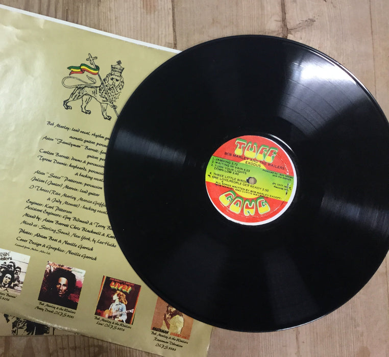 Bob Marley autographed Exodus album