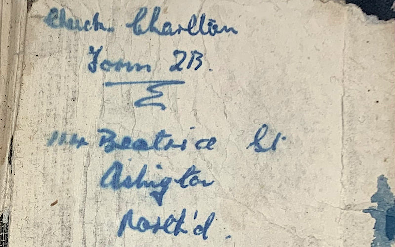 Bobby Charlton's Childhood Bible