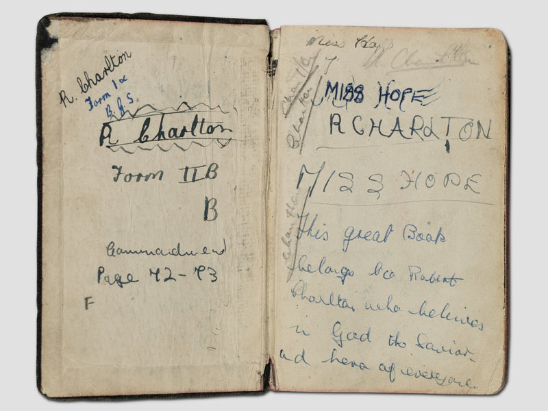 Bobby Charlton's Childhood Bible