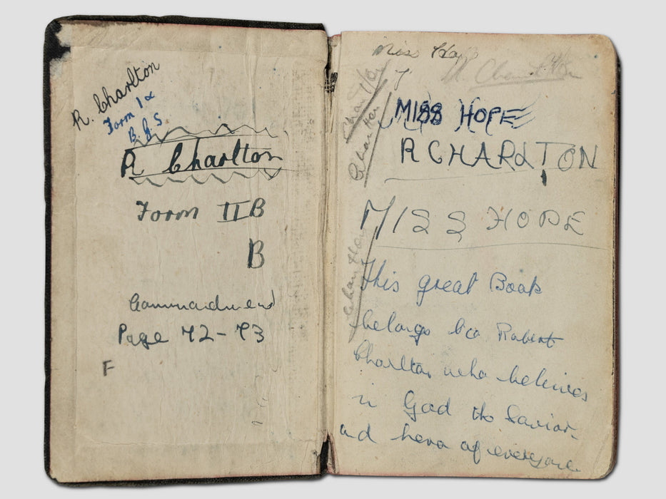 Bobby Charlton's Childhood Bible