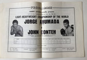 Signed boxing programme