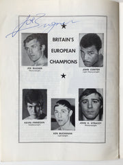 Signed boxing programme