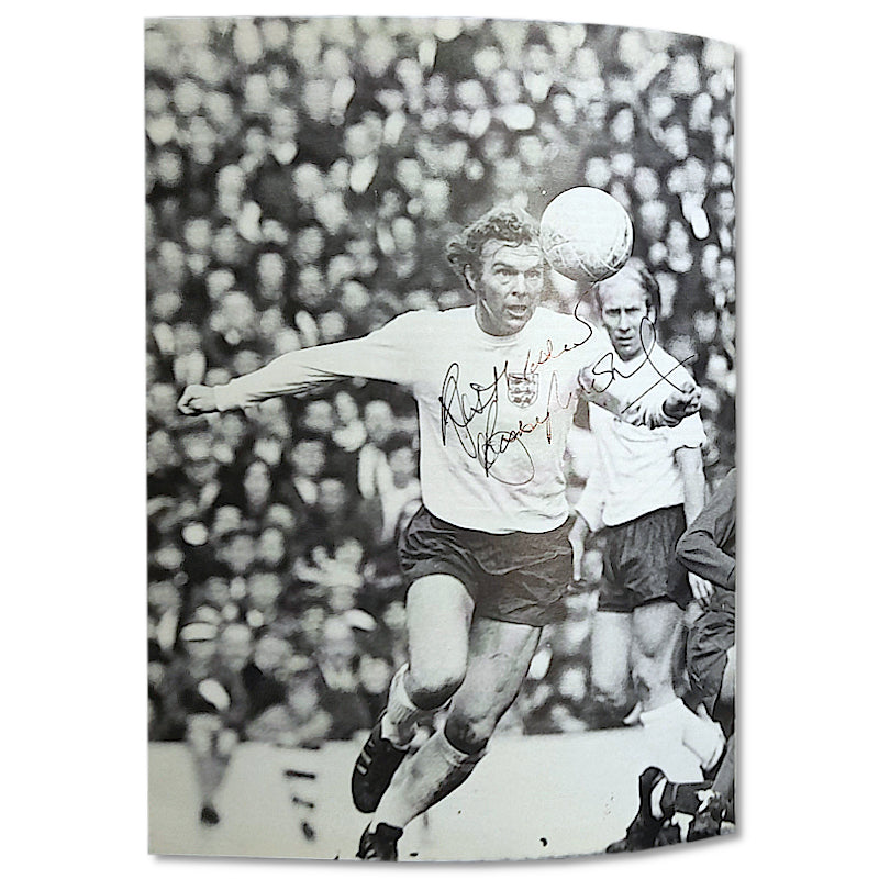 1966 England World Cup team signed book