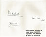 Charles Diana signed visitor’s book