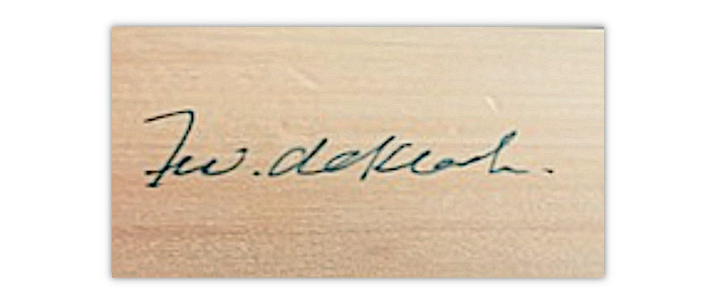 Nelson Mandela signed cricket bat