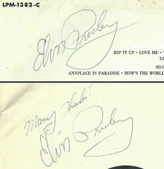 Elvis Presley Twice-Signed Album