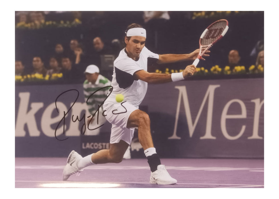 Tennis Grand Slam tournament winners signed photographs