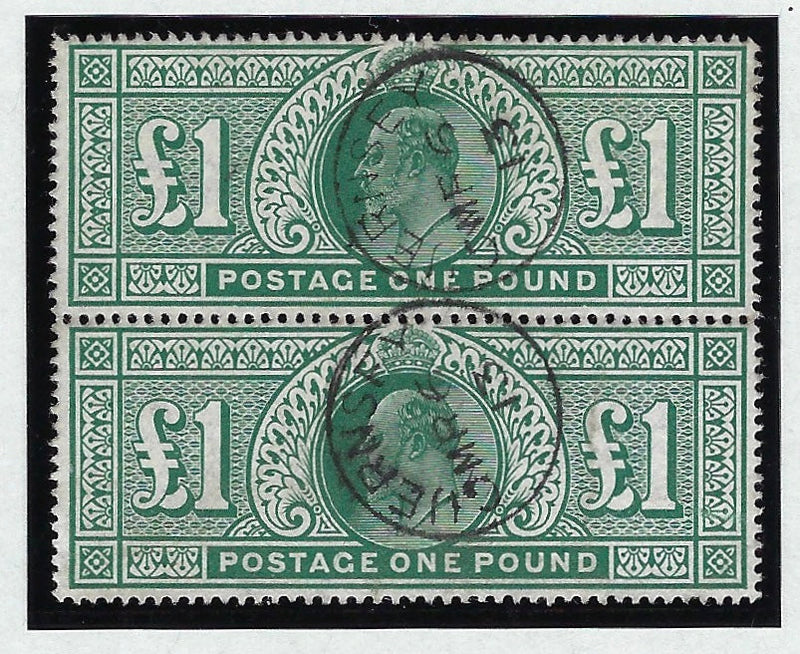 Great Britain 1911 £1 Deep green, SG320