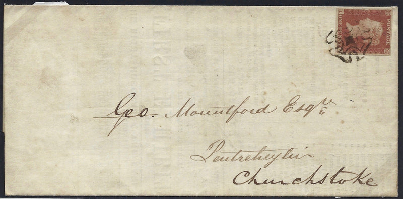 Great Britain 1841 1d Red brown SG8 PL19
