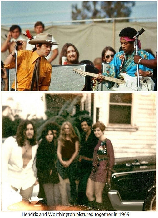 Jimi Hendrix owned and worn scarf