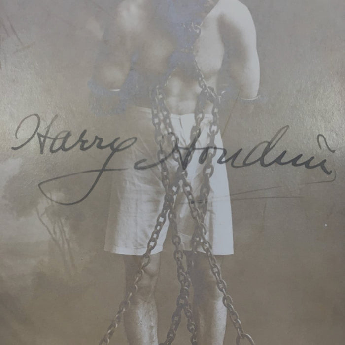 Harry Houdini signed photograph