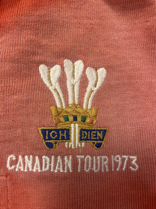 Wales 1973 match-issue rugby shirt