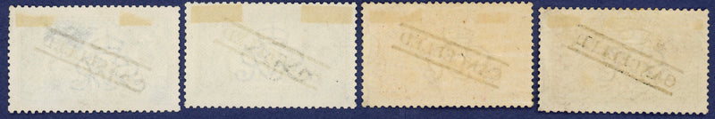 Great Britain 1913 2s6d-£1 "Seahorses", SG400/04var