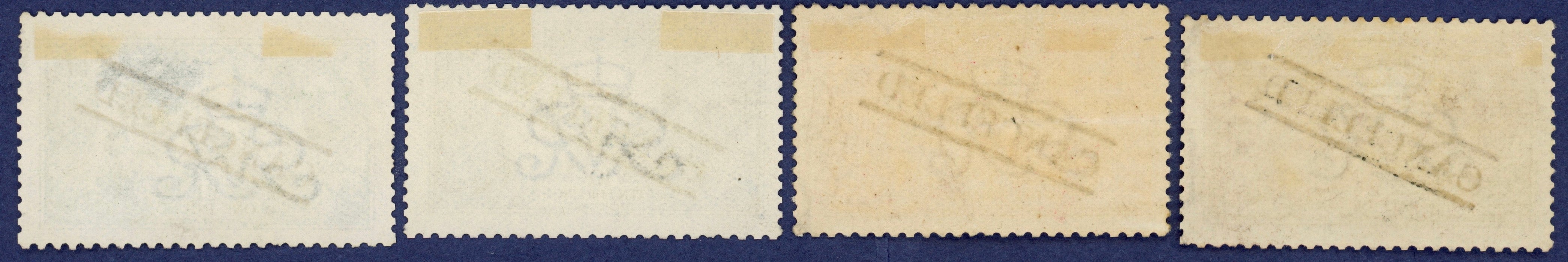 Great Britain 1913 2s6d-£1 "Seahorses", SG400/04var