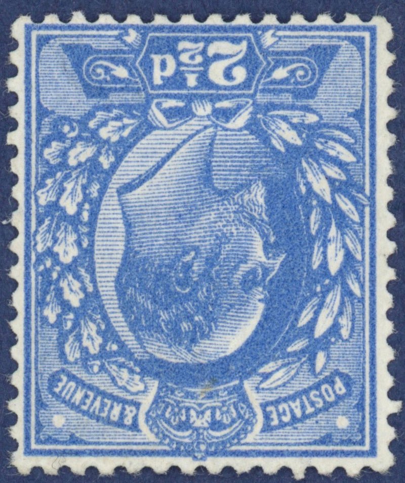 Great Britain 1911 2½d bright blue (watermark inverted), SG276wi
