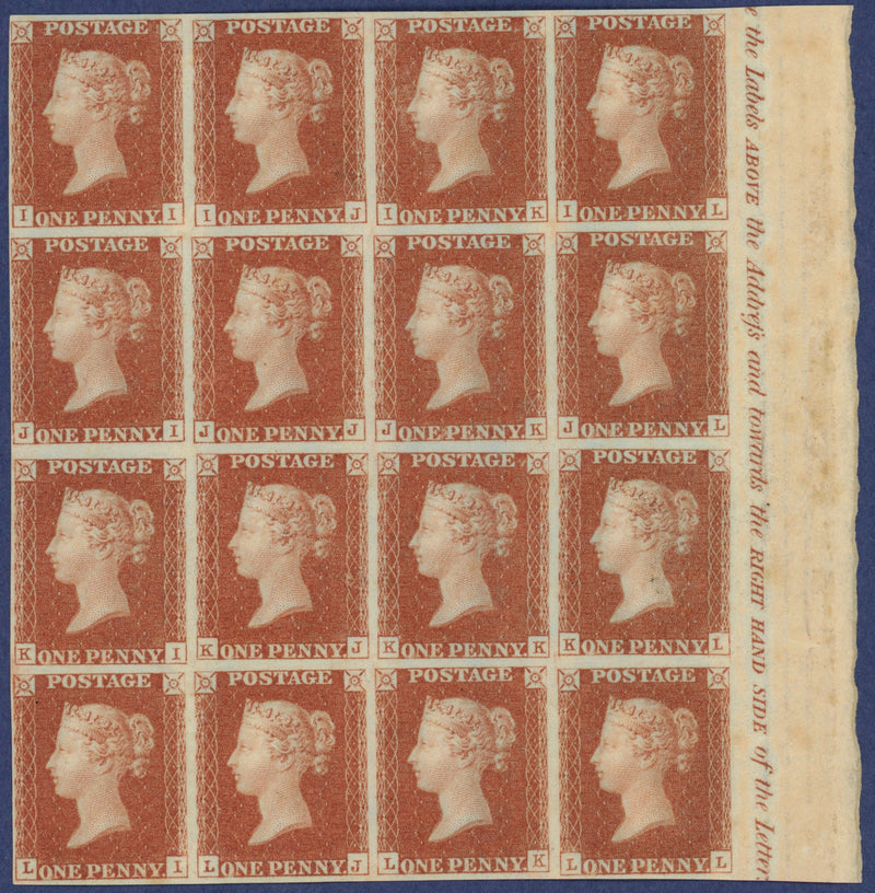 Great Britain 1841 1d red brown Plate 10, SG7