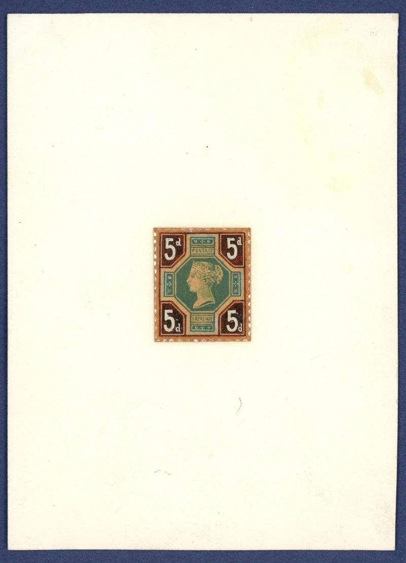 Great Britain 1885 5d "Jubilee" Essay, SG207var