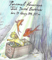.K Rowling illustrated personal horoscope