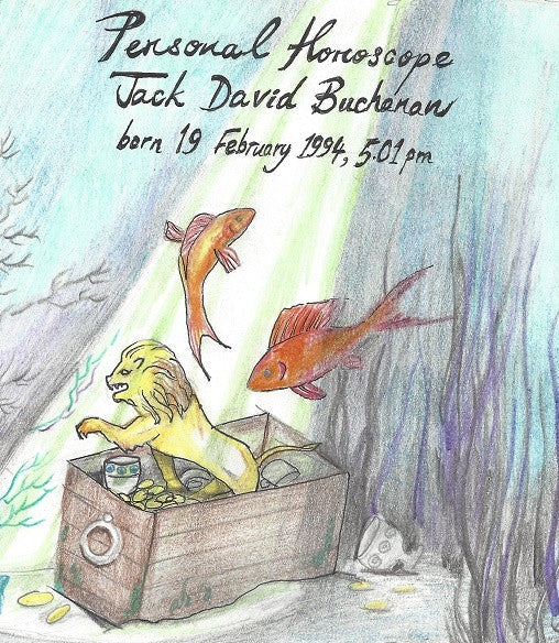 .K Rowling illustrated personal horoscope