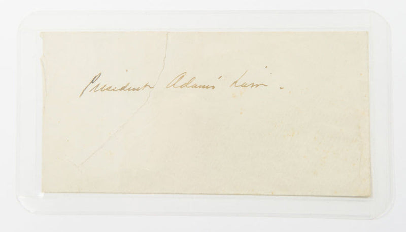 President John Adams Authentic Lock of Hair