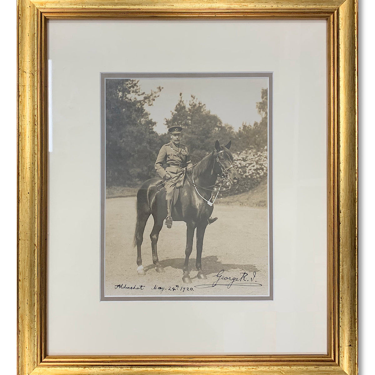 King George V signed photo — JustCollecting
