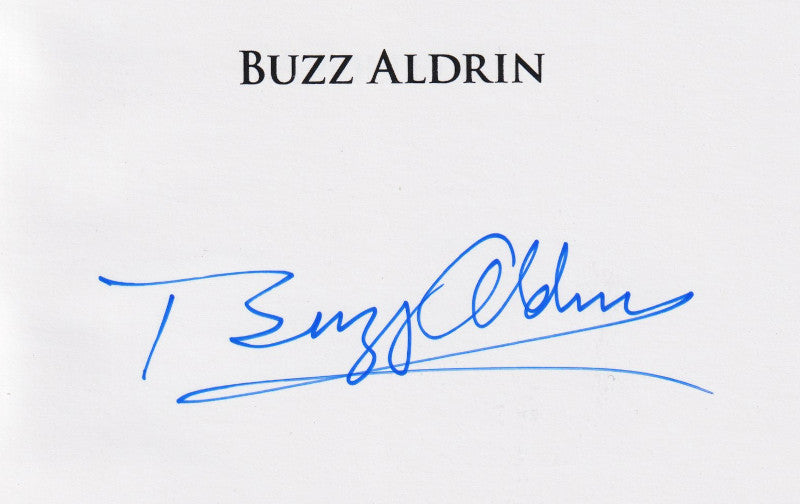 Buzz Aldrin Magnificent Desolation signed book