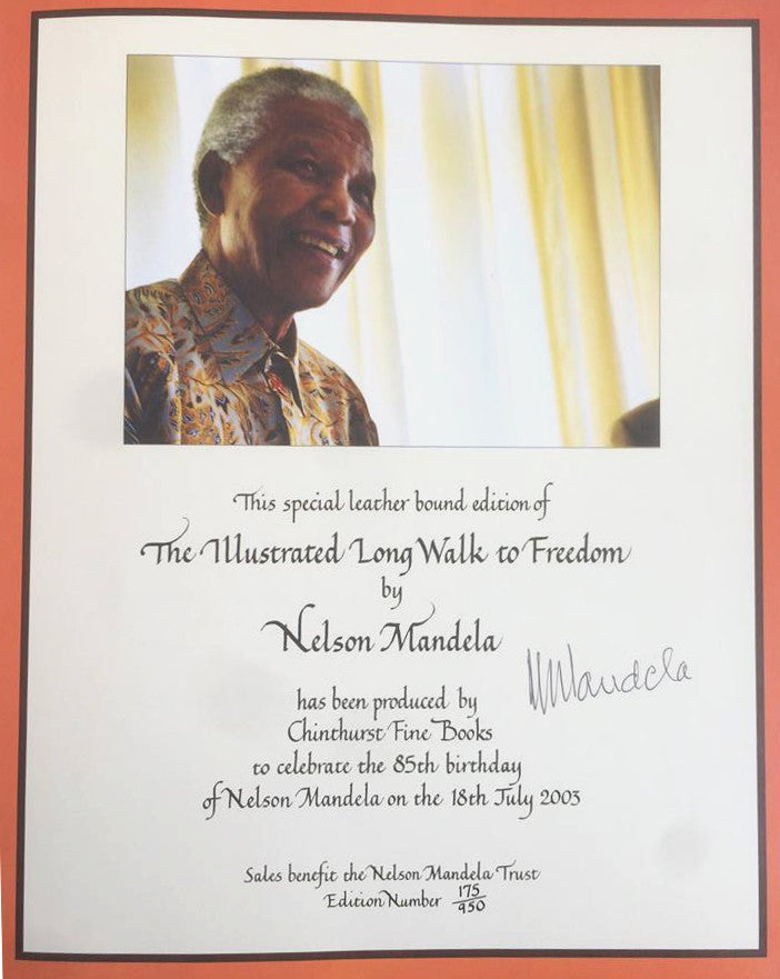 Nelson Mandela signed Long Walk to Freedom